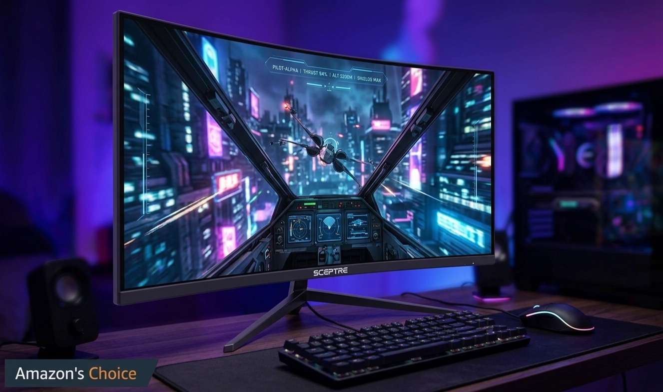 Sceptre 34″ Curved Ultrawide (C345B-QUT168) Review: Best 1440p Monitor Under $200?